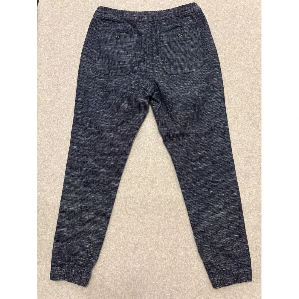 Taylor Stitch Navy Apres Organic Cotton Jogger Pants Mens Medium Drawstring